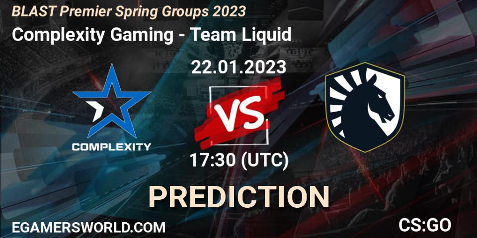 Complexity Gaming vs Team Liquid: Betting TIp, Match Prediction. 22.01.23. CS2 (CS:GO), BLAST Premier Spring Groups 2023