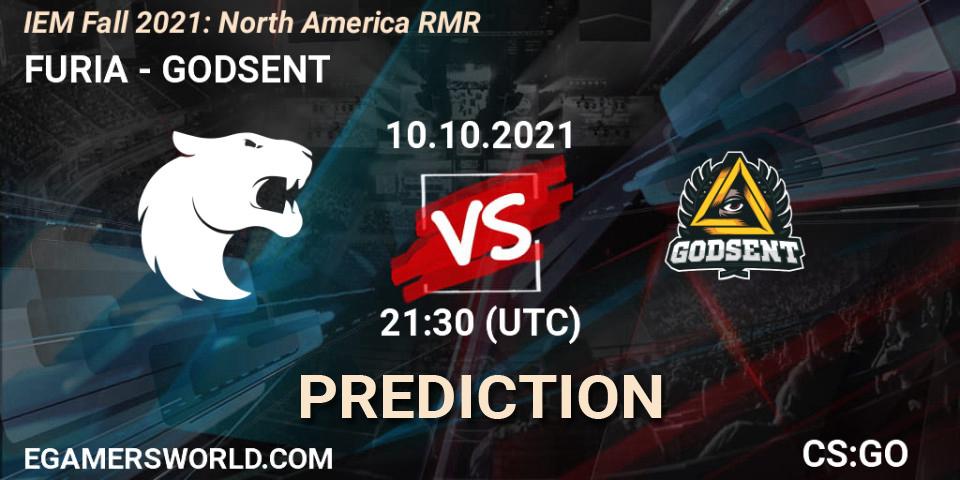 FURIA vs GODSENT: Betting TIp, Match Prediction. 10.10.21. CS2 (CS:GO), IEM Fall 2021: North America RMR
