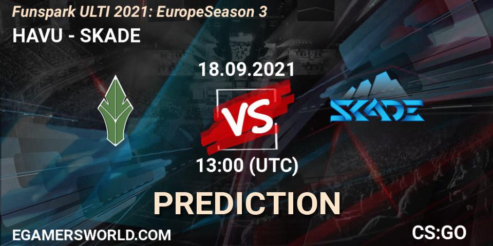 HAVU vs SKADE: Betting TIp, Match Prediction. 18.09.21. CS2 (CS:GO), Funspark ULTI 2021: Europe Season 3