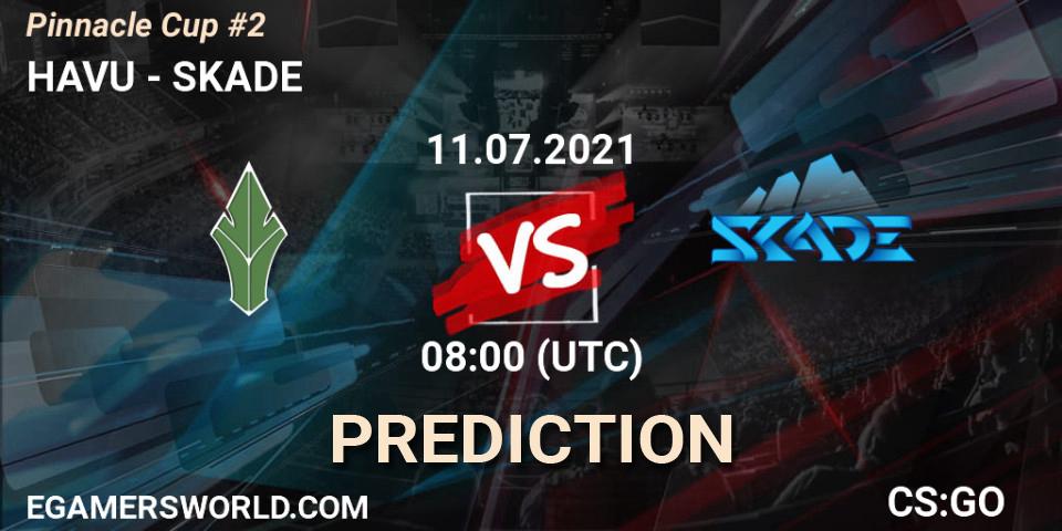 HAVU vs SKADE: Betting TIp, Match Prediction. 11.07.2021 at 08:00. Counter-Strike (CS2), Pinnacle Cup #2