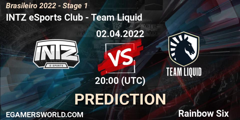 INTZ eSports Club vs Team Liquid: Betting TIp, Match Prediction. 02.04.22. Rainbow Six, Brasileirão 2022 - Stage 1