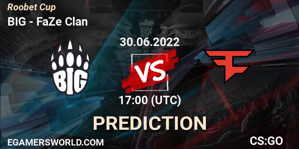 BIG vs FaZe Clan: Betting TIp, Match Prediction. 30.06.22. CS2 (CS:GO), Roobet Cup