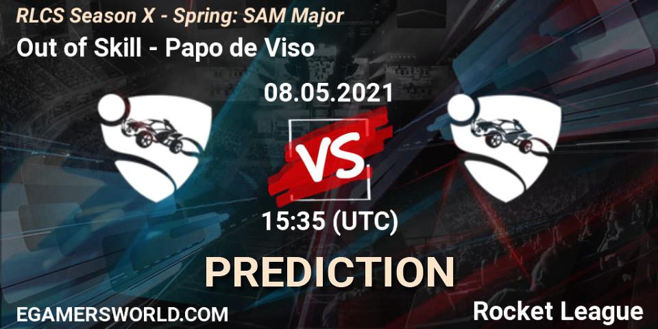Out of Skill vs Papo de Visão: Betting TIp, Match Prediction. 08.05.2021 at 15:35. Rocket League, RLCS Season X - Spring: SAM Major