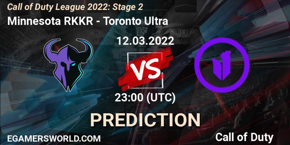 Minnesota RØKKR vs Toronto Ultra: Betting TIp, Match Prediction. 12.03.2022 at 23:00. Call of Duty, Call of Duty League 2022: Stage 2