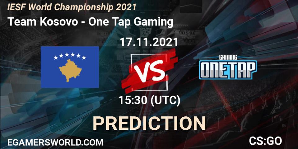 Team Kosovo vs Esports Club Kyiv: Betting TIp, Match Prediction. 17.11.2021 at 15:30. Counter-Strike (CS2), IESF World Championship 2021