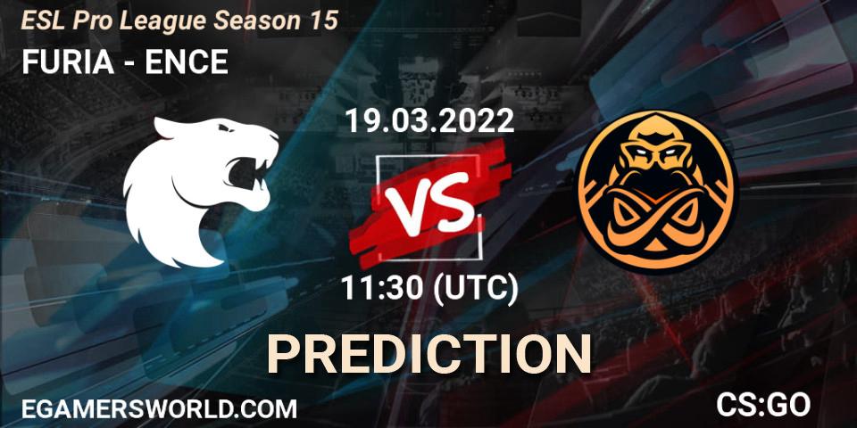 FURIA vs ENCE: Betting TIp, Match Prediction. 19.03.22. CS2 (CS:GO), ESL Pro League Season 15