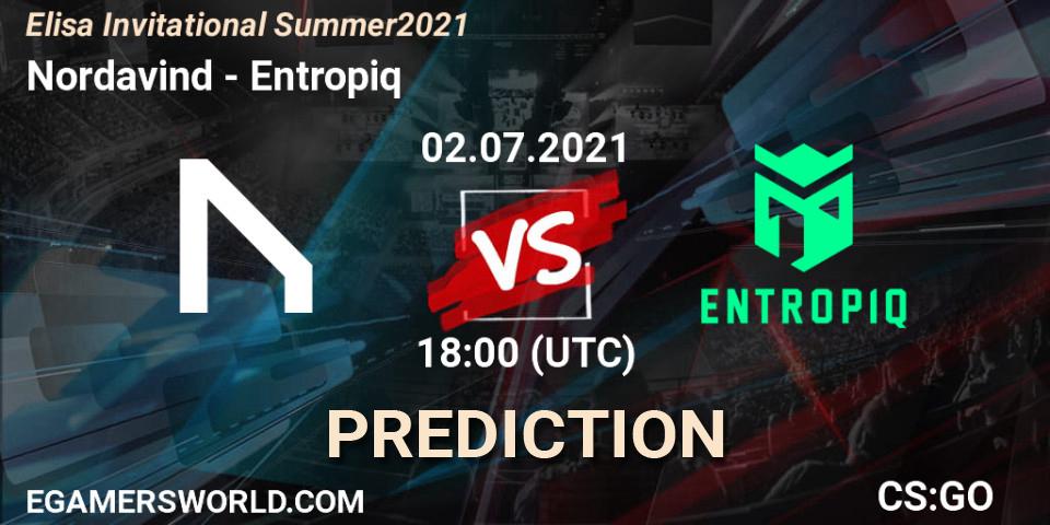 Nordavind vs Entropiq: Betting TIp, Match Prediction. 02.07.21. CS2 (CS:GO), Elisa Invitational Summer 2021