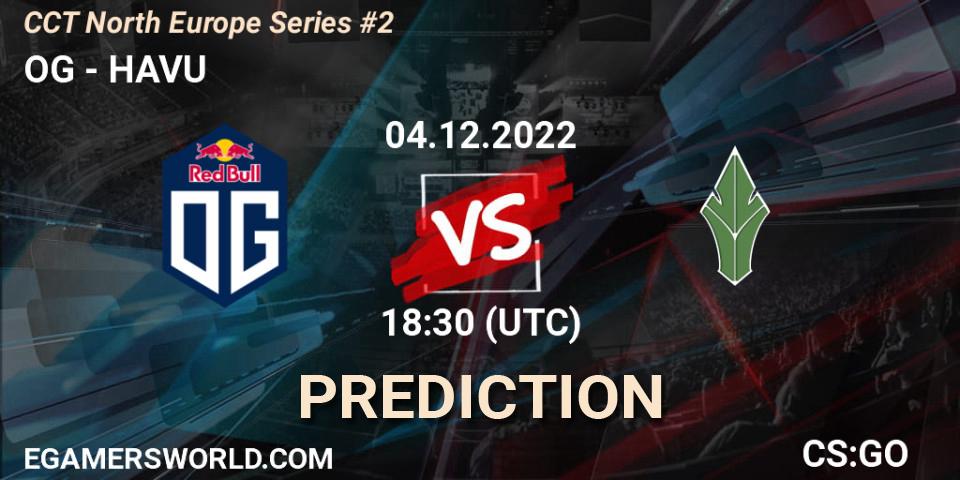 OG vs HAVU: Betting TIp, Match Prediction. 04.12.2022 at 18:30. Counter-Strike (CS2), CCT North Europe Series #2