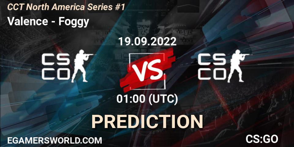Valence vs Foggy: Betting TIp, Match Prediction. 18.09.22. CS2 (CS:GO), CCT North America Series #1