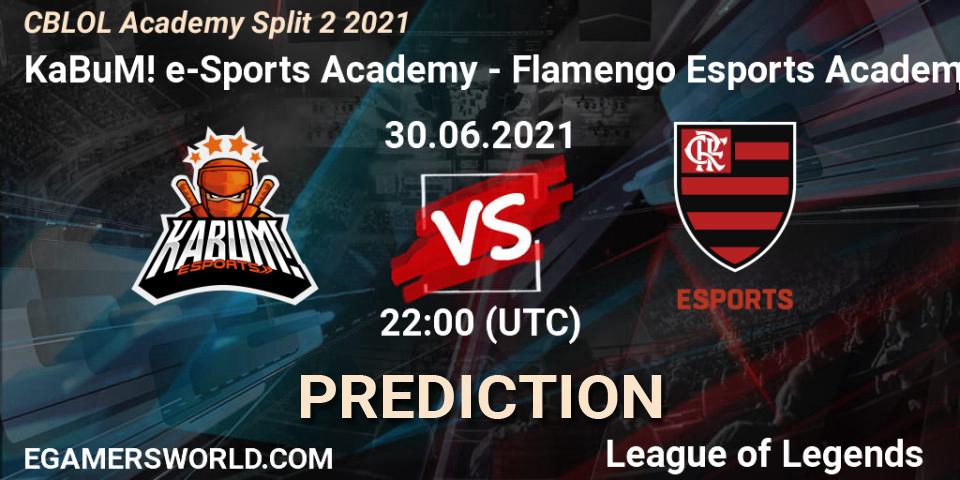 KaBuM! Academy vs Flamengo Esports Academy: Betting TIp, Match Prediction. 30.06.2021 at 22:00. LoL, CBLOL Academy Split 2 2021