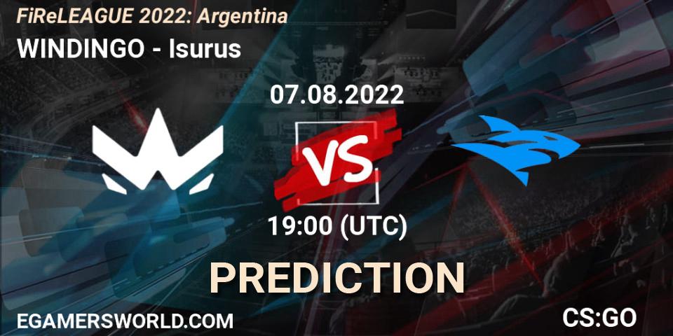 WINDINGO vs Isurus: Betting TIp, Match Prediction. 07.08.22. CS2 (CS:GO), FiReLEAGUE 2022: Argentina