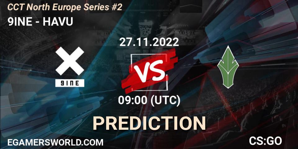 9INE vs HAVU: Betting TIp, Match Prediction. 27.11.22. CS2 (CS:GO), CCT North Europe Series #2