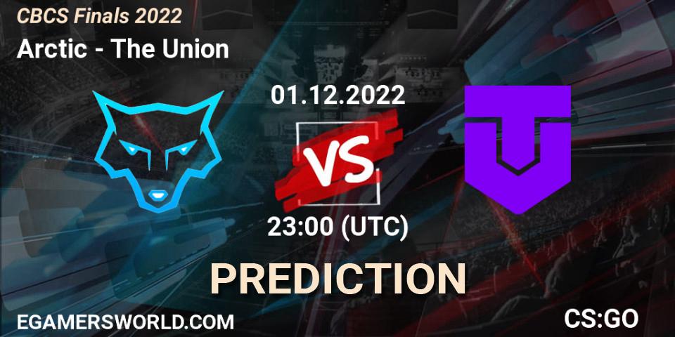 Arctic vs The Union: Betting TIp, Match Prediction. 01.12.22. CS2 (CS:GO), CBCS Finals 2022