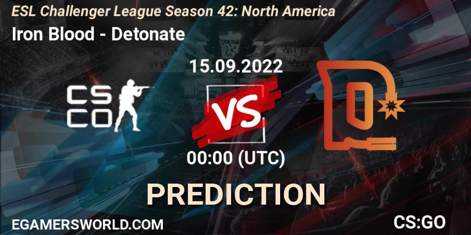 Iron Blood Gaming vs Task Force 141: Betting TIp, Match Prediction. 28.09.2022 at 00:00. Counter-Strike (CS2), ESL Challenger League Season 42: North America