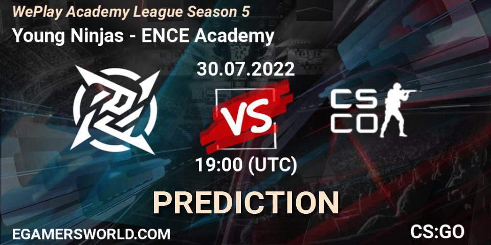 Young Ninjas vs ENCE Academy: Betting TIp, Match Prediction. 30.07.22. CS2 (CS:GO), WePlay Academy League Season 5