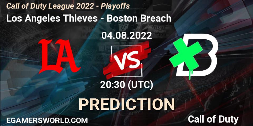 Los Angeles Thieves vs Boston Breach: Betting TIp, Match Prediction. 04.08.2022 at 22:30. Call of Duty, Call of Duty League 2022 - Playoffs