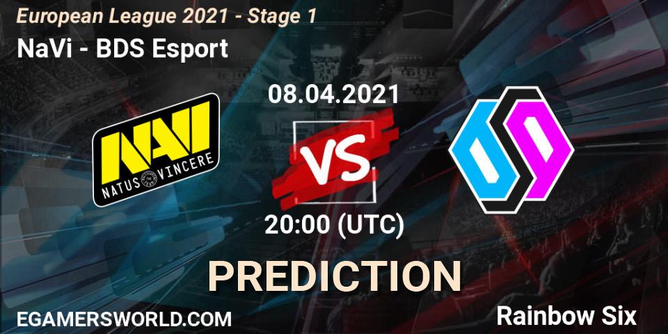 NaVi vs BDS Esport: Betting TIp, Match Prediction. 08.04.21. Rainbow Six, European League 2021 - Stage 1