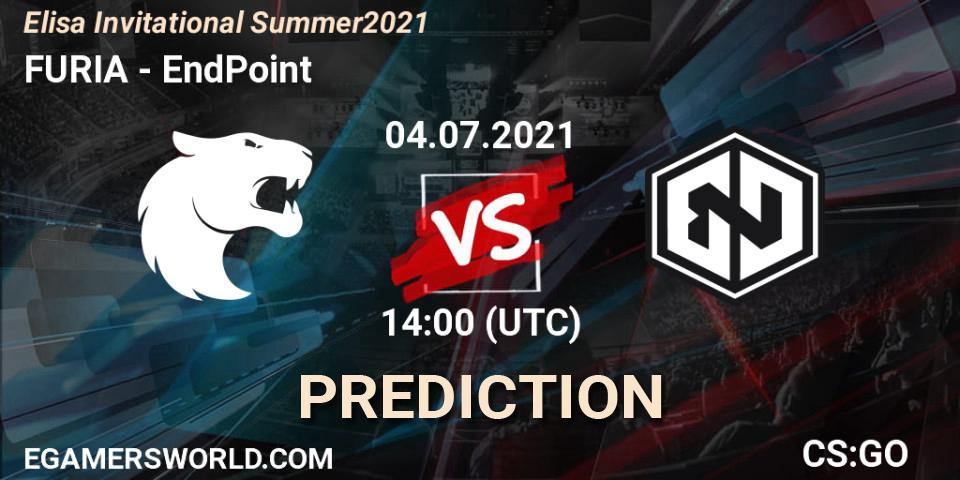 FURIA vs EndPoint: Betting TIp, Match Prediction. 04.07.2021 at 14:00. Counter-Strike (CS2), Elisa Invitational Summer 2021