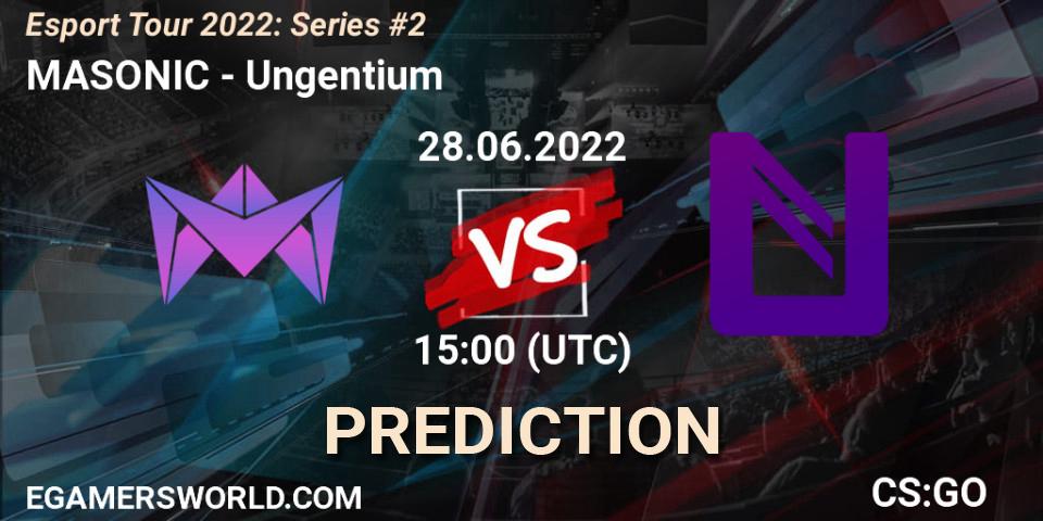 MASONIC vs Ungentium: Betting TIp, Match Prediction. 29.06.22. CS2 (CS:GO), Esport Tour 2022: Series #2