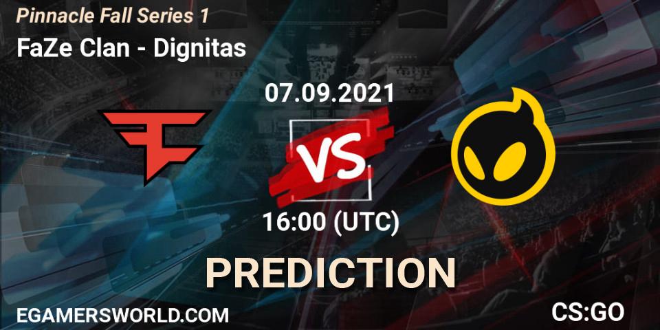 FaZe Clan vs Dignitas: Betting TIp, Match Prediction. 07.09.2021 at 16:00. Counter-Strike (CS2), Pinnacle Fall Series #1