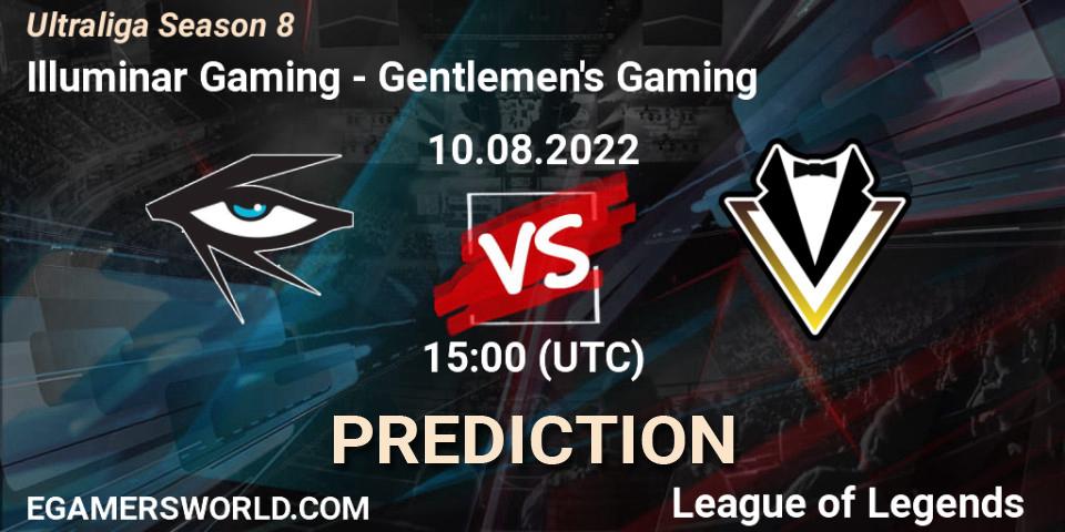 Illuminar Gaming vs Gentlemen's Gaming: Betting TIp, Match Prediction. 10.08.2022 at 15:00. LoL, Ultraliga Season 8
