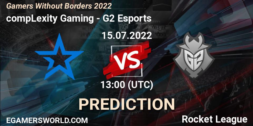 compLexity Gaming vs G2 Esports: Betting TIp, Match Prediction. 15.07.22. Rocket League, Gamers Without Borders 2022