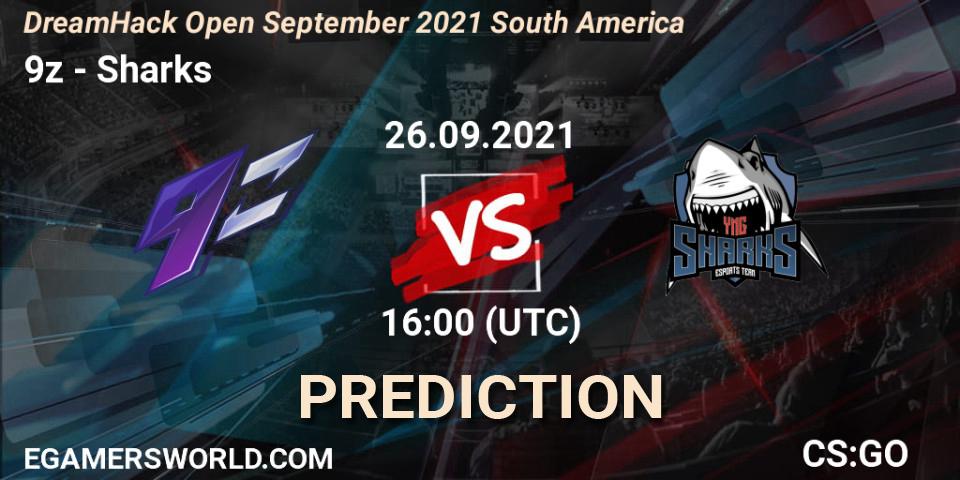 9z vs Sharks: Betting TIp, Match Prediction. 26.09.21. CS2 (CS:GO), DreamHack Open September 2021 South America