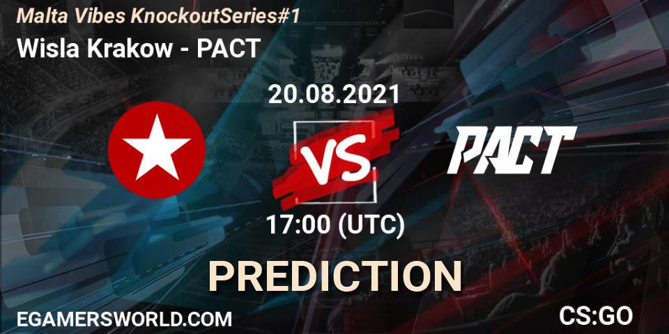 Wisla Krakow vs PACT: Betting TIp, Match Prediction. 20.08.21. CS2 (CS:GO), Malta Vibes Knockout Series #1