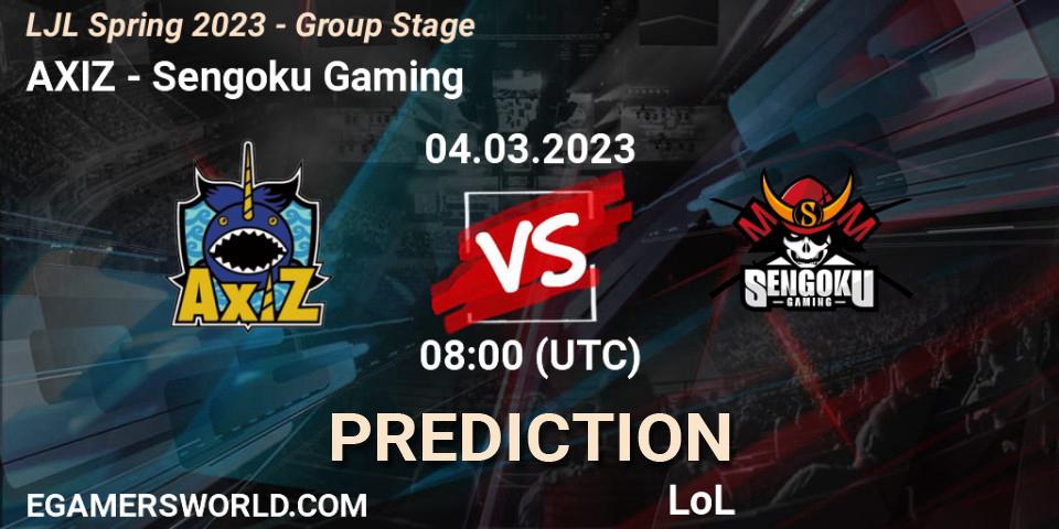 AXIZ vs Sengoku Gaming: Betting TIp, Match Prediction. 04.03.23. LoL, LJL Spring 2023 - Group Stage