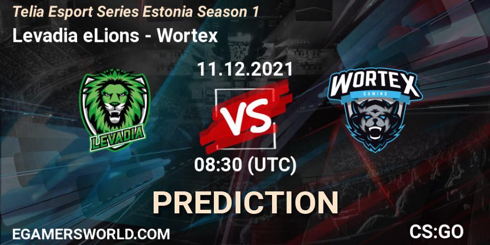 Levadia eLions vs Wortex: Betting TIp, Match Prediction. 11.12.21. CS2 (CS:GO), Telia Esport Series Estonia Season 1