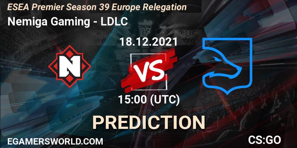 Nemiga Gaming vs LDLC: Betting TIp, Match Prediction. 18.12.21. CS2 (CS:GO), ESEA Premier Season 39 Europe Relegation