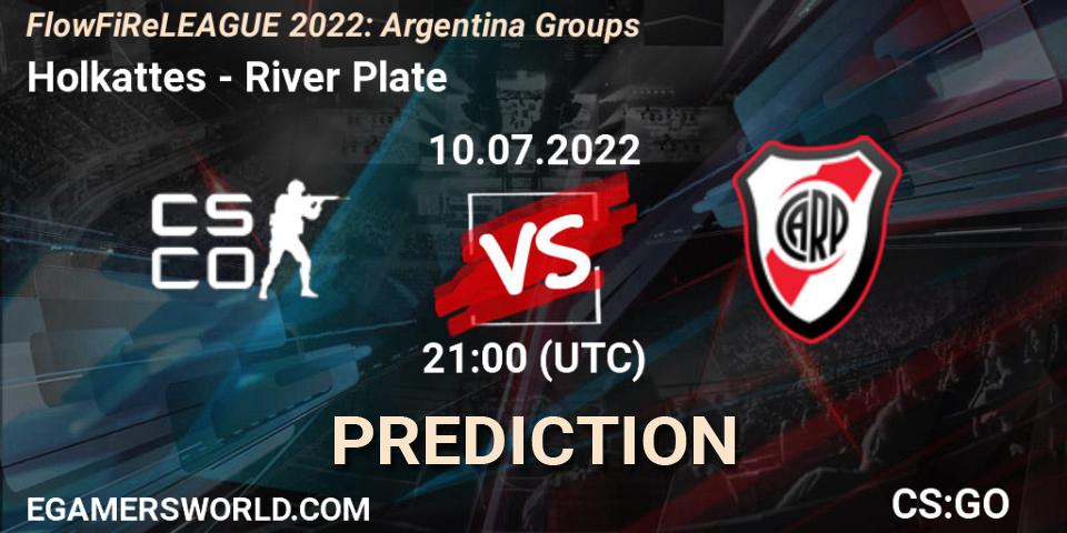 Holkattes vs River Plate: Betting TIp, Match Prediction. 10.07.2022 at 21:10. Counter-Strike (CS2), FlowFiReLEAGUE 2022: Argentina Groups