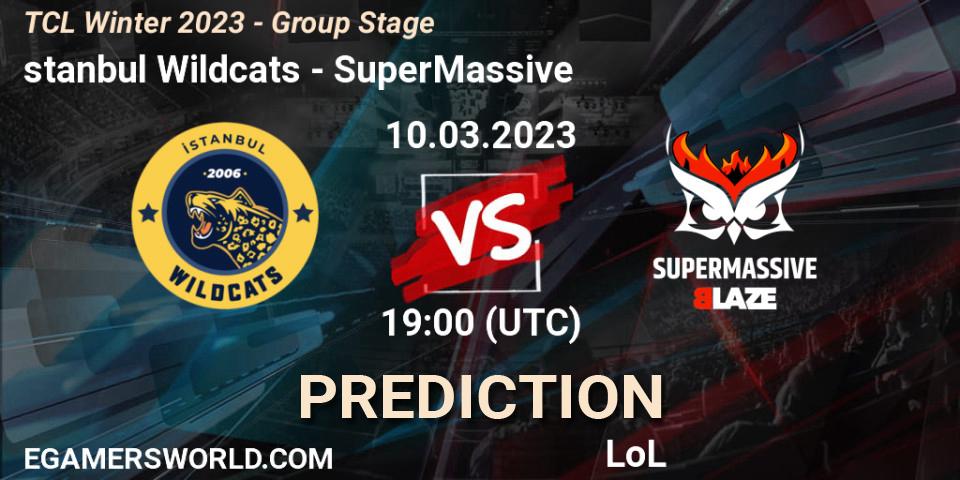 İstanbul Wildcats vs SuperMassive: Betting TIp, Match Prediction. 17.03.23. LoL, TCL Winter 2023 - Group Stage