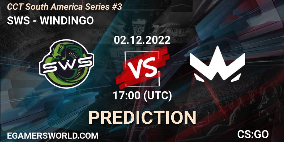 SWS vs WINDINGO: Betting TIp, Match Prediction. 02.12.22. CS2 (CS:GO), CCT South America Series #3