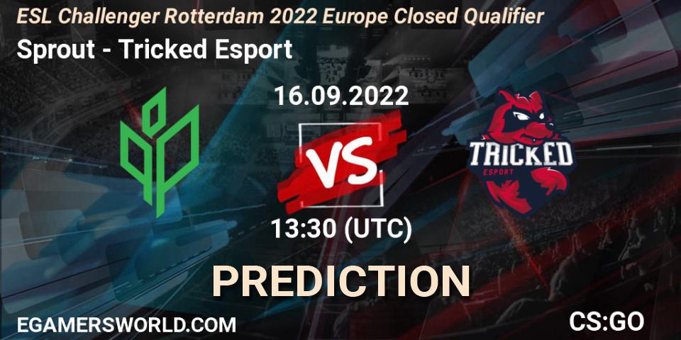 Sprout vs Tricked Esport: Betting TIp, Match Prediction. 16.09.22. CS2 (CS:GO), ESL Challenger Rotterdam 2022 Europe Closed Qualifier