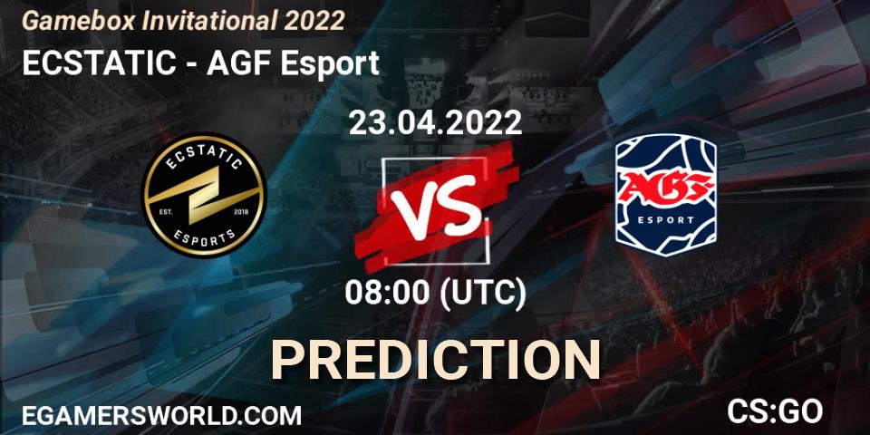 ECSTATIC vs AGF Esport: Betting TIp, Match Prediction. 23.04.22. CS2 (CS:GO), Gamebox Invitational 2022