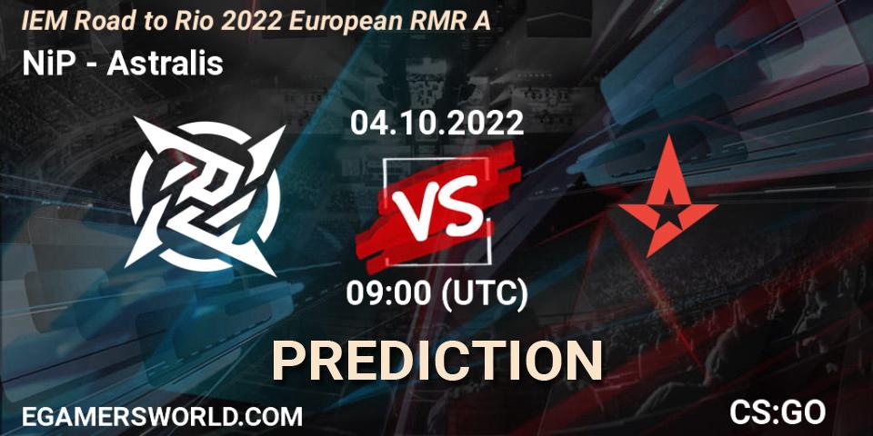 NiP vs Astralis: Betting TIp, Match Prediction. 04.10.22. CS2 (CS:GO), IEM Road to Rio 2022 European RMR A