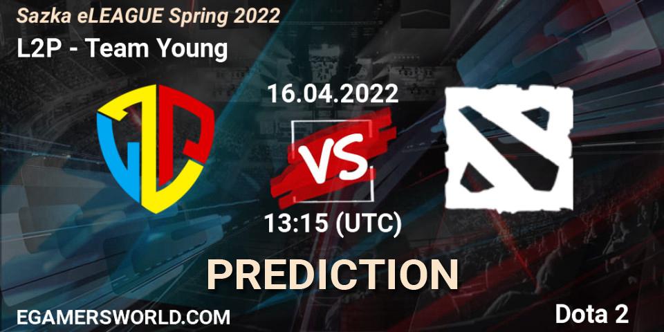 L2P vs Team Young: Betting TIp, Match Prediction. 16.04.22. Dota 2, Sazka eLEAGUE Spring 2022