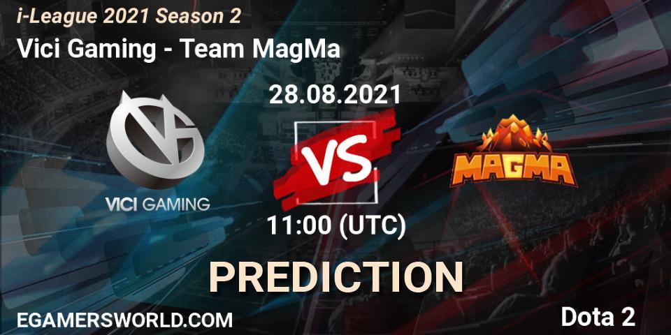 Vici Gaming vs Team MagMa: Betting TIp, Match Prediction. 28.08.2021 at 11:02. Dota 2, i-League 2021 Season 2