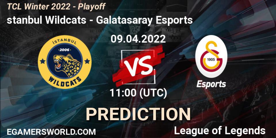 İstanbul Wildcats vs Galatasaray Esports: Betting TIp, Match Prediction. 09.04.22. LoL, TCL Winter 2022 - Playoff
