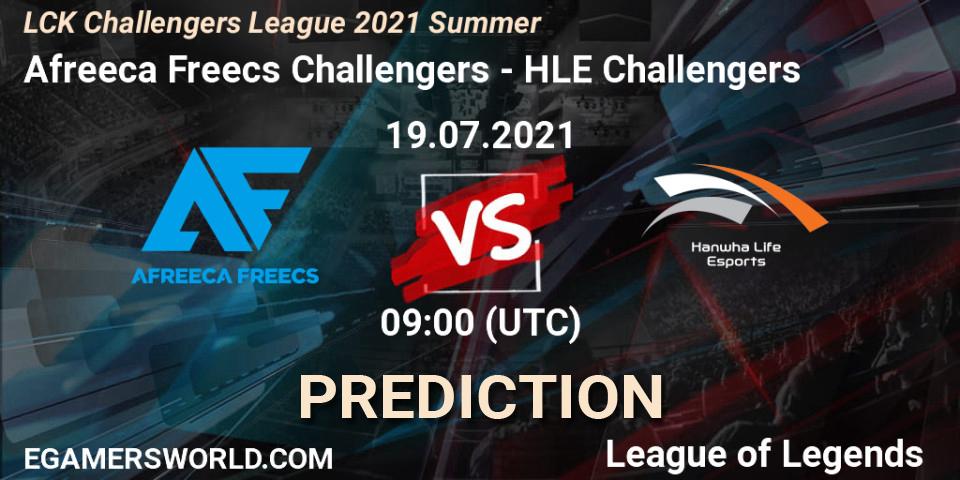 Afreeca Freecs Challengers vs HLE Challengers: Betting TIp, Match Prediction. 19.07.2021 at 09:00. LoL, LCK Challengers League 2021 Summer