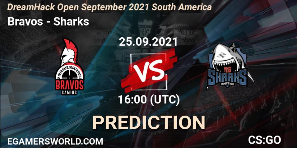 Bravos vs Sharks: Betting TIp, Match Prediction. 25.09.21. CS2 (CS:GO), DreamHack Open September 2021 South America