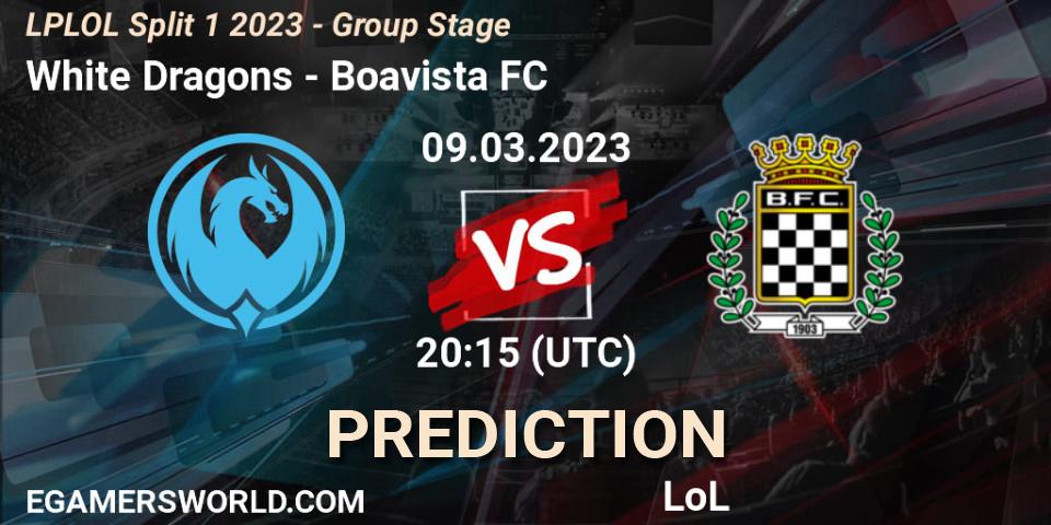 White Dragons vs Boavista FC: Betting TIp, Match Prediction. 10.02.2023 at 20:15. LoL, LPLOL Split 1 2023 - Group Stage