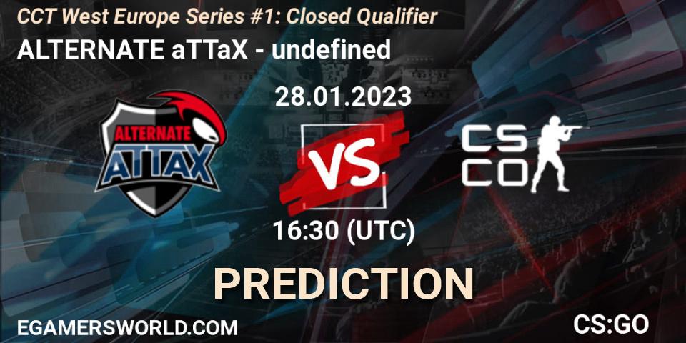 ALTERNATE aTTaX vs undefined: Betting TIp, Match Prediction. 28.01.23. CS2 (CS:GO), CCT West Europe Series #1: Closed Qualifier
