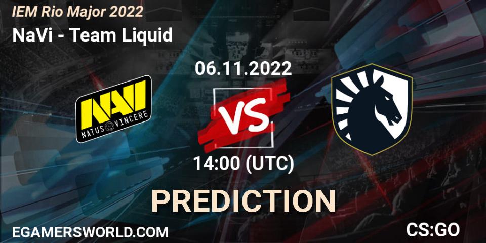 NaVi vs Team Liquid: Betting TIp, Match Prediction. 06.11.22. CS2 (CS:GO), IEM Rio Major 2022