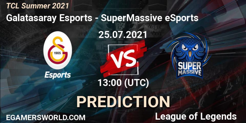 Galatasaray Esports vs SuperMassive eSports: Betting TIp, Match Prediction. 25.07.2021 at 13:00. LoL, TCL Summer 2021