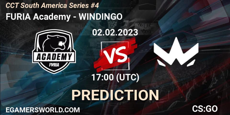 FURIA Academy vs WINDINGO: Betting TIp, Match Prediction. 02.02.23. CS2 (CS:GO), CCT South America Series #4