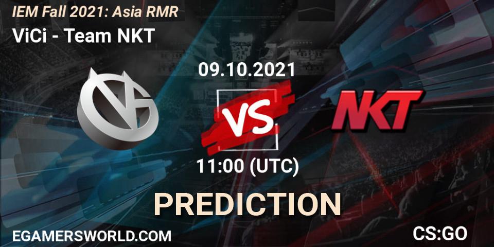 ViCi vs Team NKT: Betting TIp, Match Prediction. 09.10.21. CS2 (CS:GO), IEM Fall 2021: Asia RMR