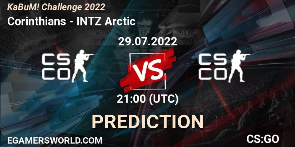 Corinthians vs INTZ Arctic: Betting TIp, Match Prediction. 29.07.2022 at 21:00. Counter-Strike (CS2), KaBuM! Challenge 2022