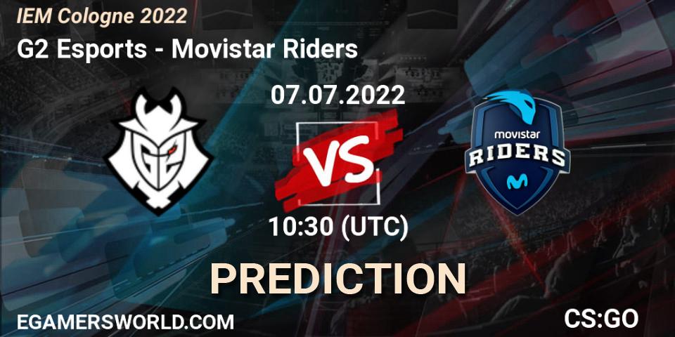 G2 Esports vs Movistar Riders: Betting TIp, Match Prediction. 07.07.22. CS2 (CS:GO), IEM Cologne 2022